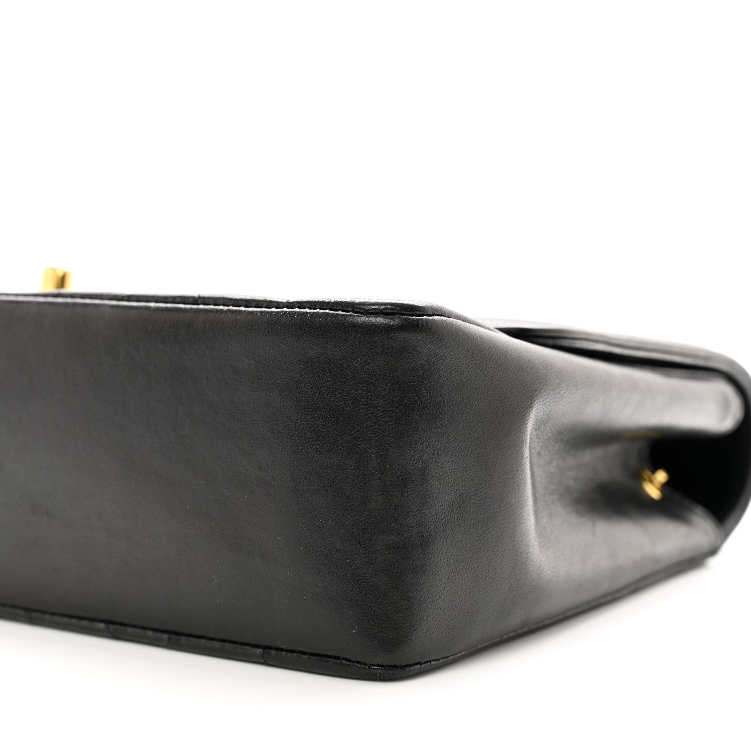 Chanel Lambskin Quilted Medium Single Flap Black 10 of 10