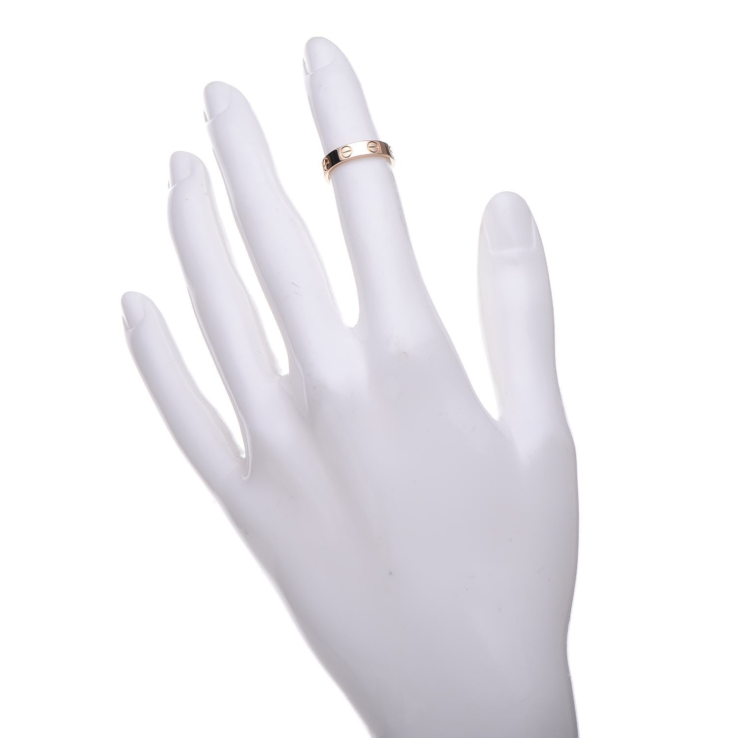 Cartier 18K Pink Gold 3.5mm LOVE Wedding Band Ring 44 3 2 of 5
