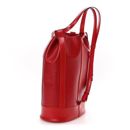 Louis Vuitton Epi Randonnee PM Castillan Red 3 of 9