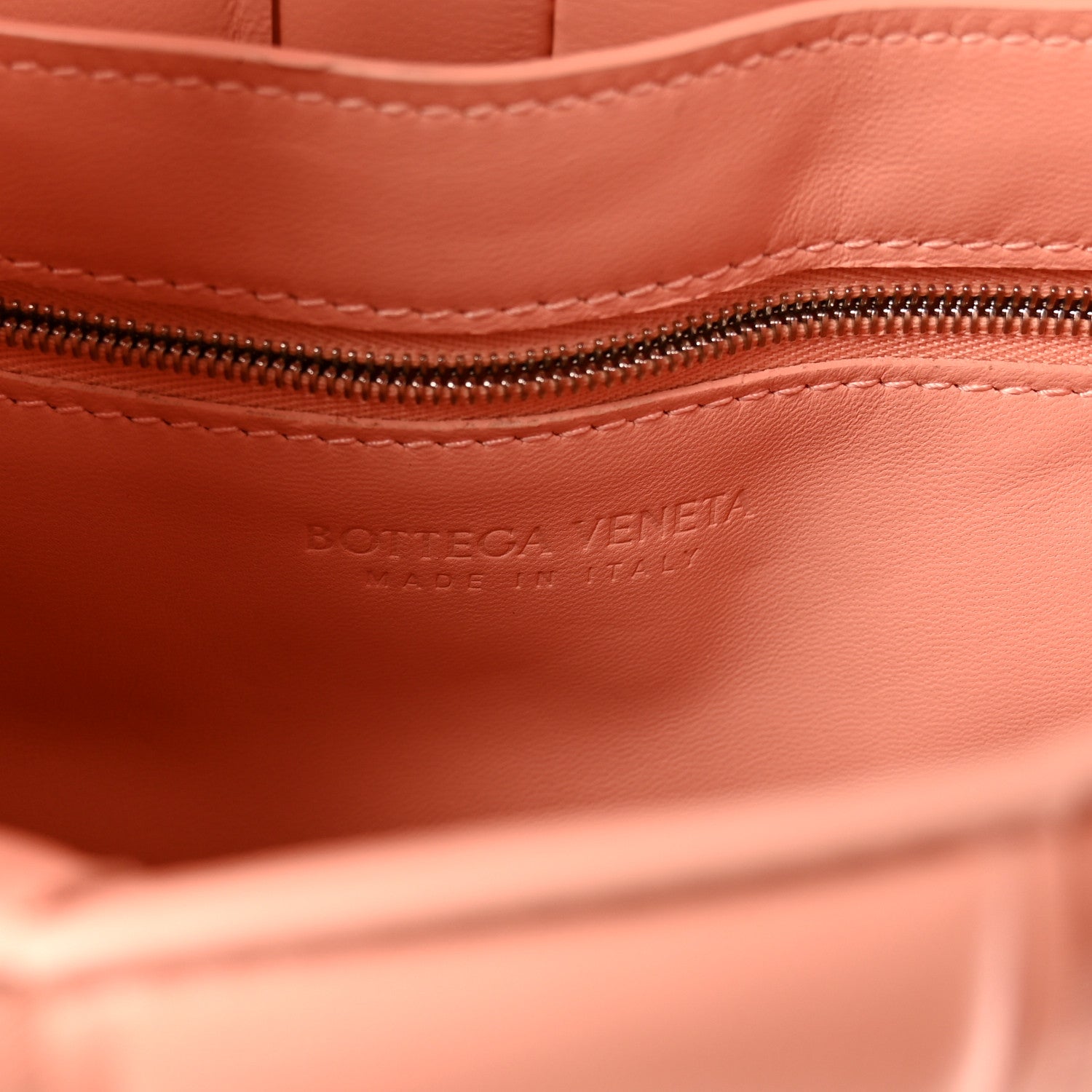 Bottega Veneta Nappa Maxi Intreccio Padded Cassette Crossbody Bag Peachy 6 of 9