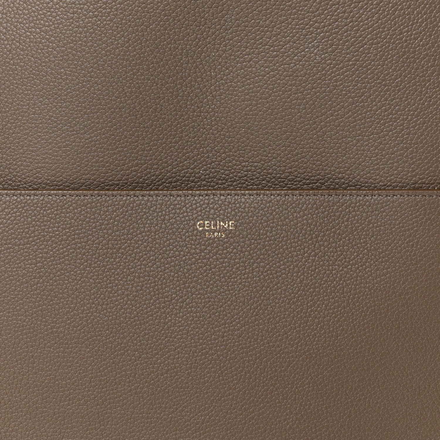 Celine Soft Grained Calfskin Sangle Bucket Bag Taupe 7 of 14