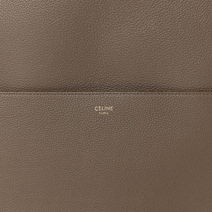 Celine Soft Grained Calfskin Sangle Bucket Bag Taupe 7 of 14
