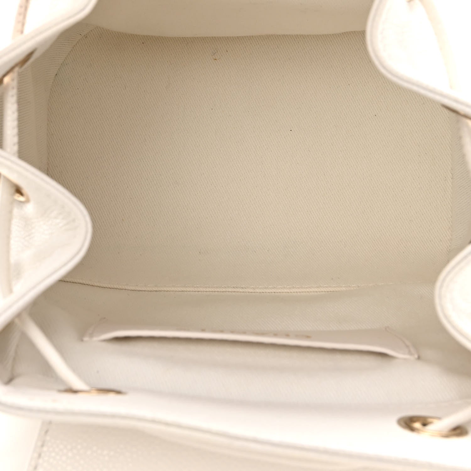 Chanel Caviar Quilted Mini Business Affinity Backpack White 5 of 10