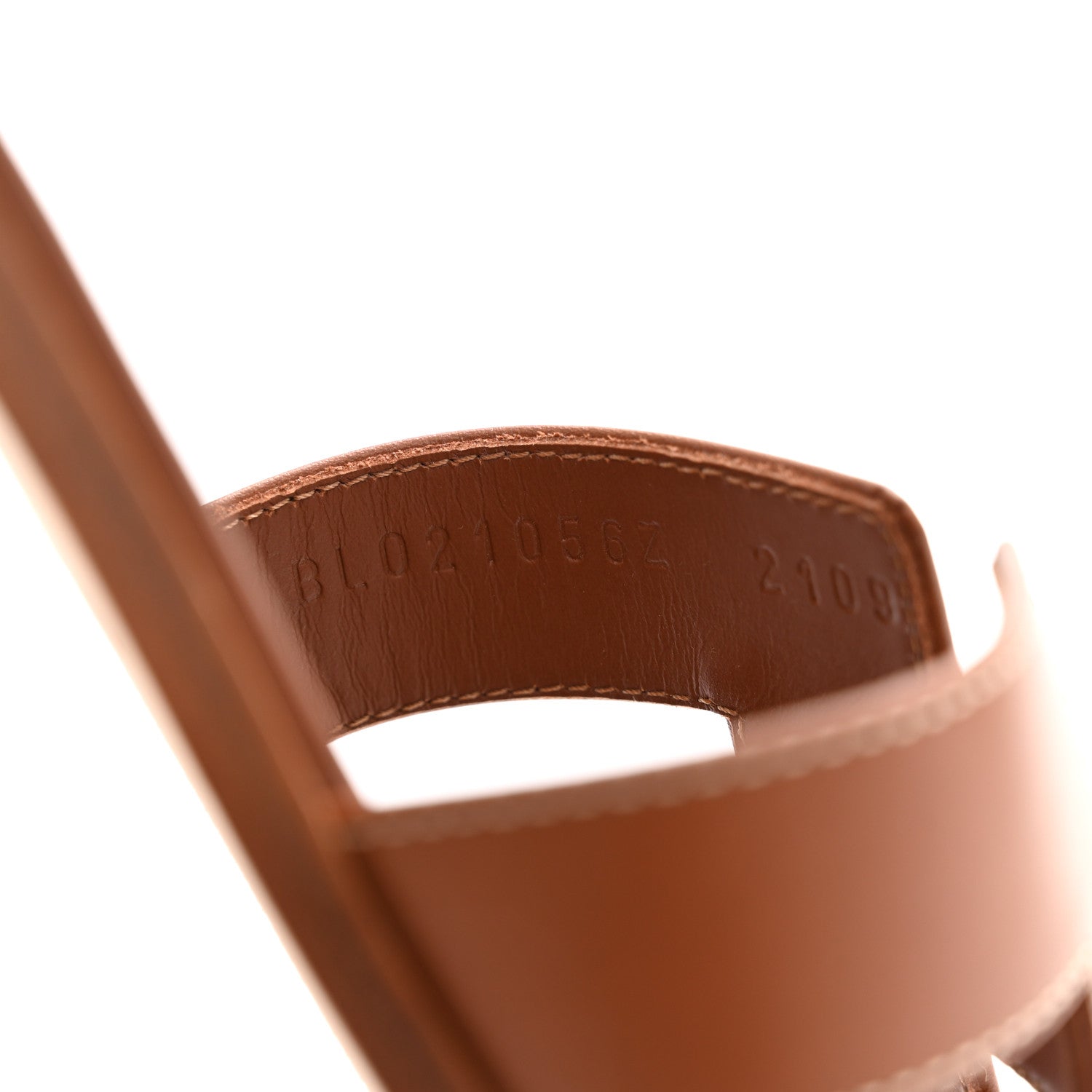 Hermes Box Calfskin Oran Sandals 40 Gold 9 of 10