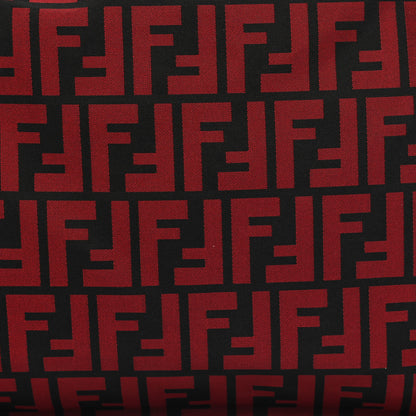 Fendi Zucca Messenger Bag Red Black 8 of 11