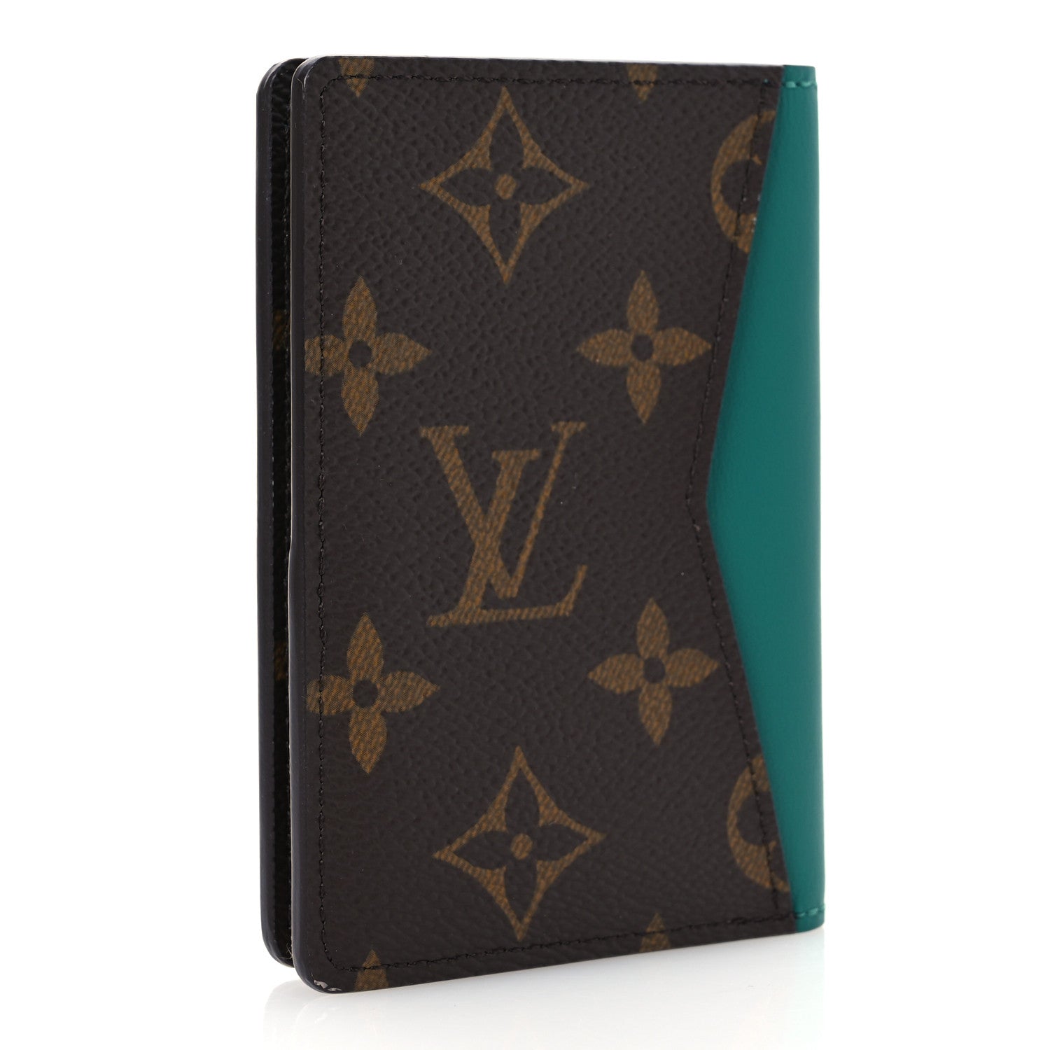 Louis Vuitton Monogram Macassar Pocket Organizer NM Borneo Green 3 of 6
