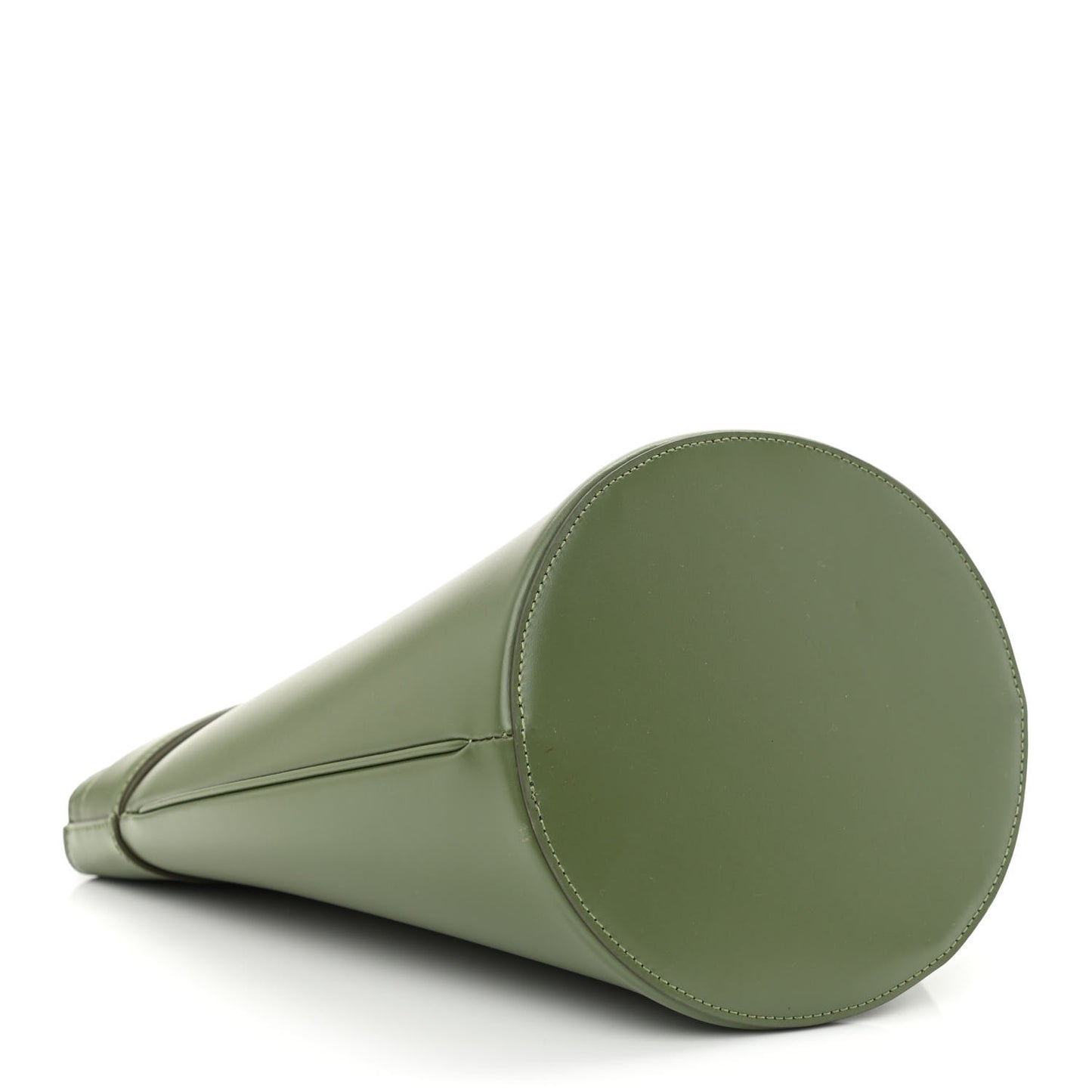 Calfskin Crecy Bucket Bag Green