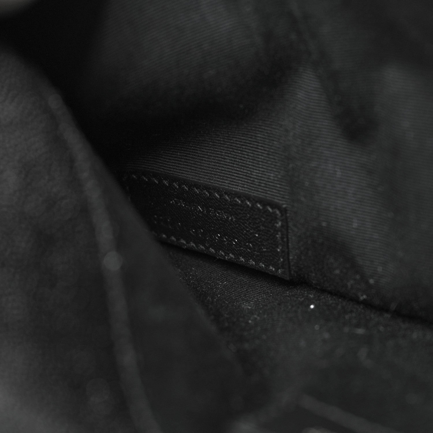 Saint Laurent Grain De Poudre Uptown Pouch Black 7 of 10