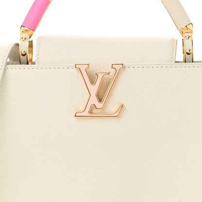 Louis Vuitton Taurillon Lambskin Calfskin Capucines BB Snow White 7 of 10