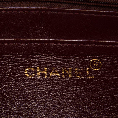 Chanel Lambskin Quilted XL Jumbo Single Flap Black 6 of 11