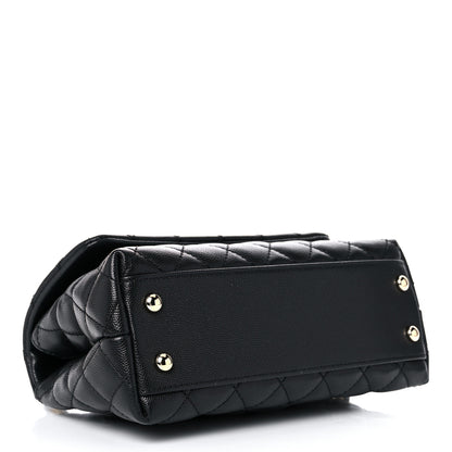Chanel Caviar Quilted Mini Coco Handle Flap Black 4 of 14