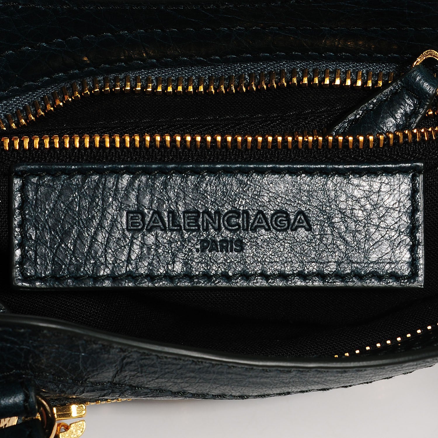 Balenciaga Agneau Giant 12 Gold Hardware Mini City Bleu Paon 11 of 15