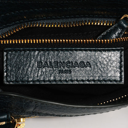 Balenciaga Agneau Giant 12 Gold Hardware Mini City Bleu Paon 11 of 15