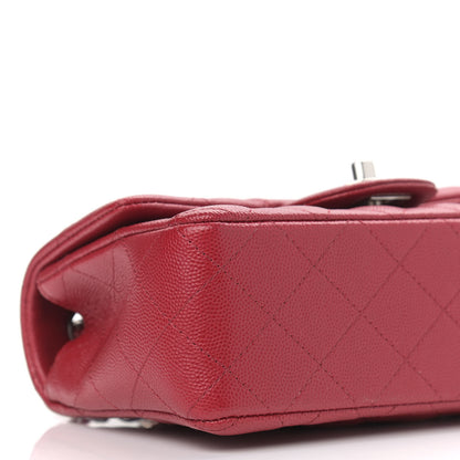 Chanel Caviar Quilted Mini Rectangular Flap Red 10 of 11
