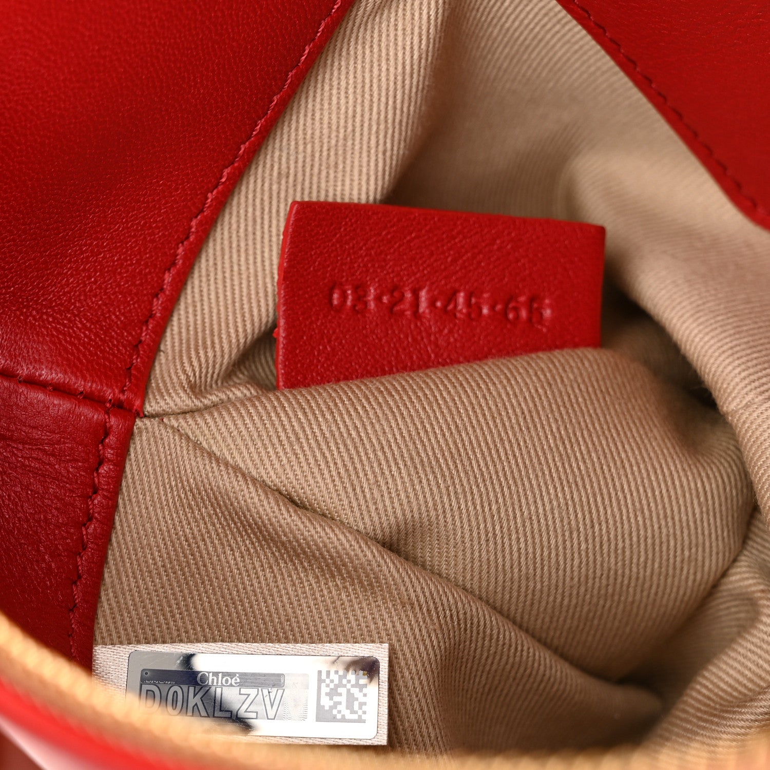 Chloe Supple Lambskin Small Faye Soft Zippered Shoulder Bag Red Crush 6 of 10