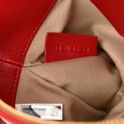 Chloe Supple Lambskin Small Faye Soft Zippered Shoulder Bag Red Crush 6 of 10