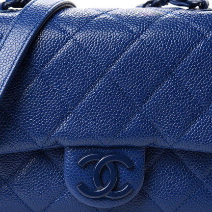 Chanel Caviar Quilted Incognito Mini Square Flap Dark Blue 10 of 11