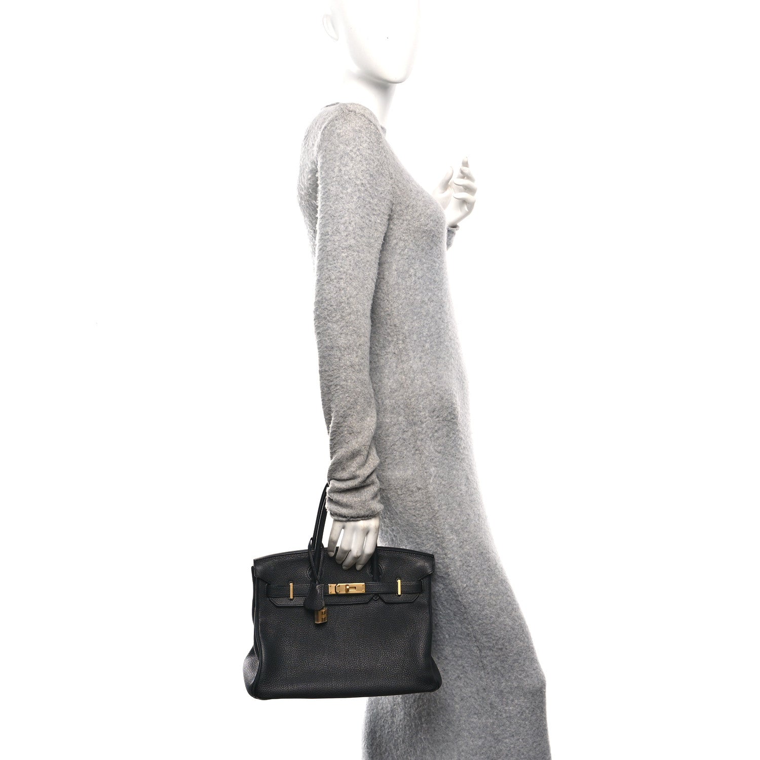Hermes Togo BIRKIN 30 Black 2 of 10