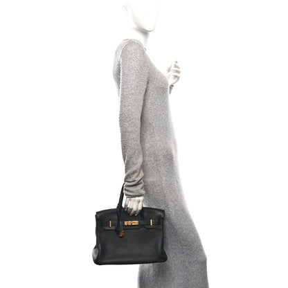 Hermes Togo BIRKIN 30 Black 2 of 10