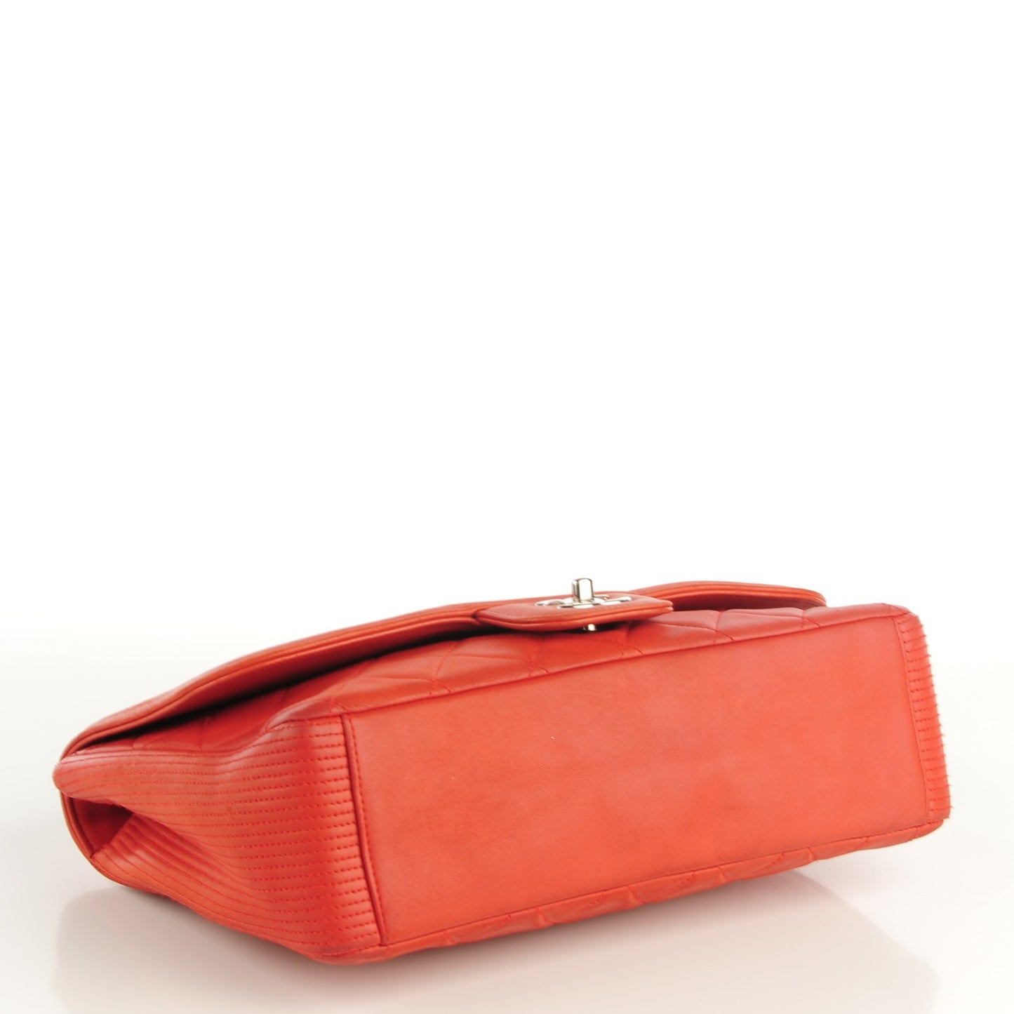 Lambskin Large Coco Rider Flap Coral