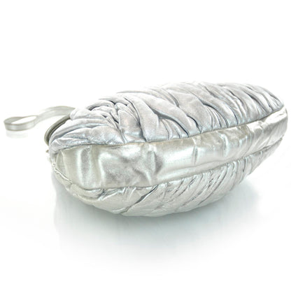 Miu Miu Leather Matelasse Coffer Silver 4 of 7
