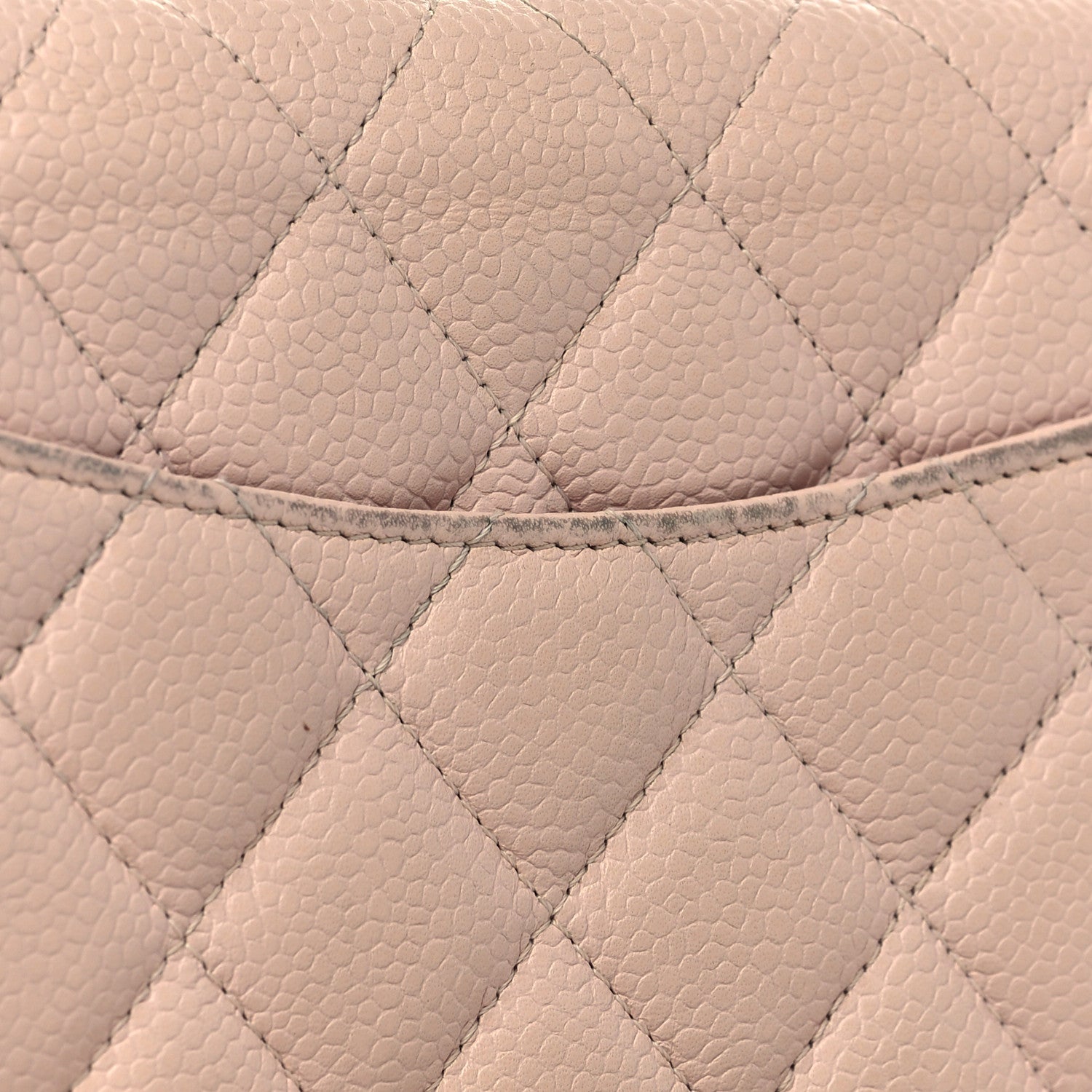 Chanel Caviar Quilted Wallet On Chain WOC Light Pink 14 of 15