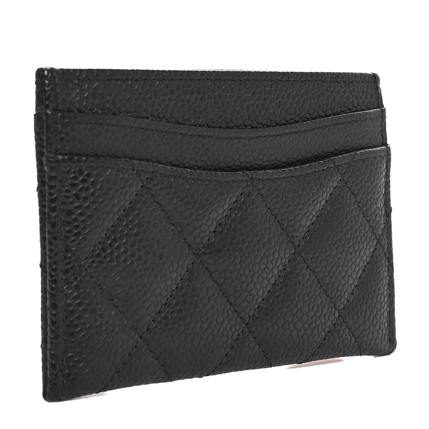 Chanel Caviar Quilted Card Holder Black 3 of 10