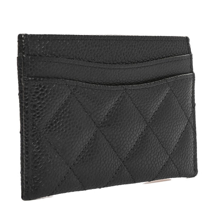 Chanel Caviar Quilted Card Holder Black 3 of 10