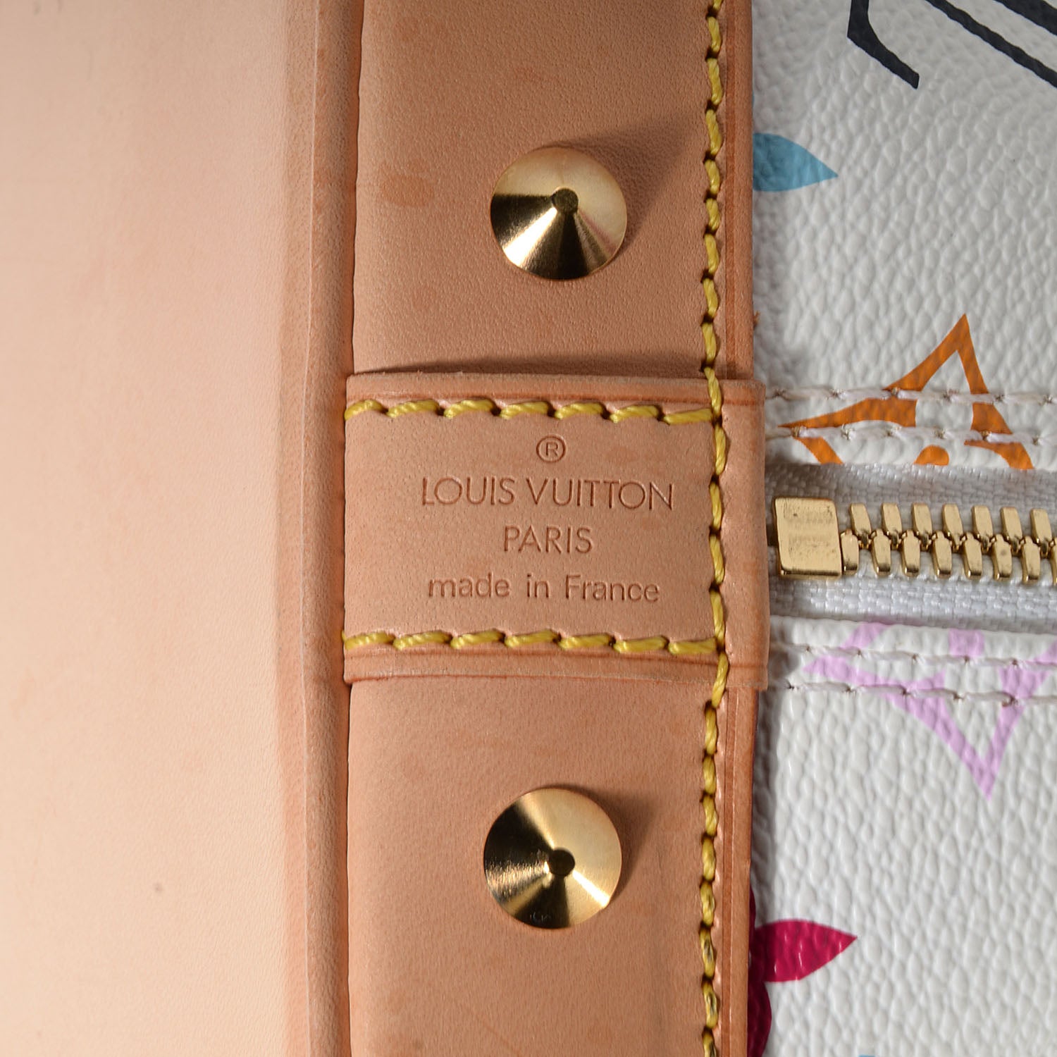 Louis Vuitton Monogram Multicolor Alma White 5 of 7