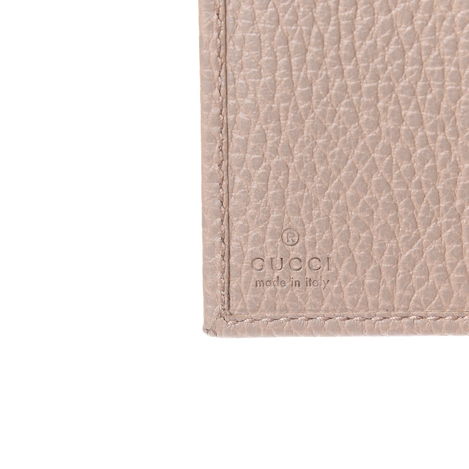 Gucci Dollar Calfskin GG Marmont Wallet Porcelain Rose 6 of 8