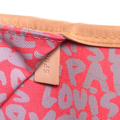 Louis Vuitton Monogram Graffiti Neverfull GM Fuchsia 7 of 8