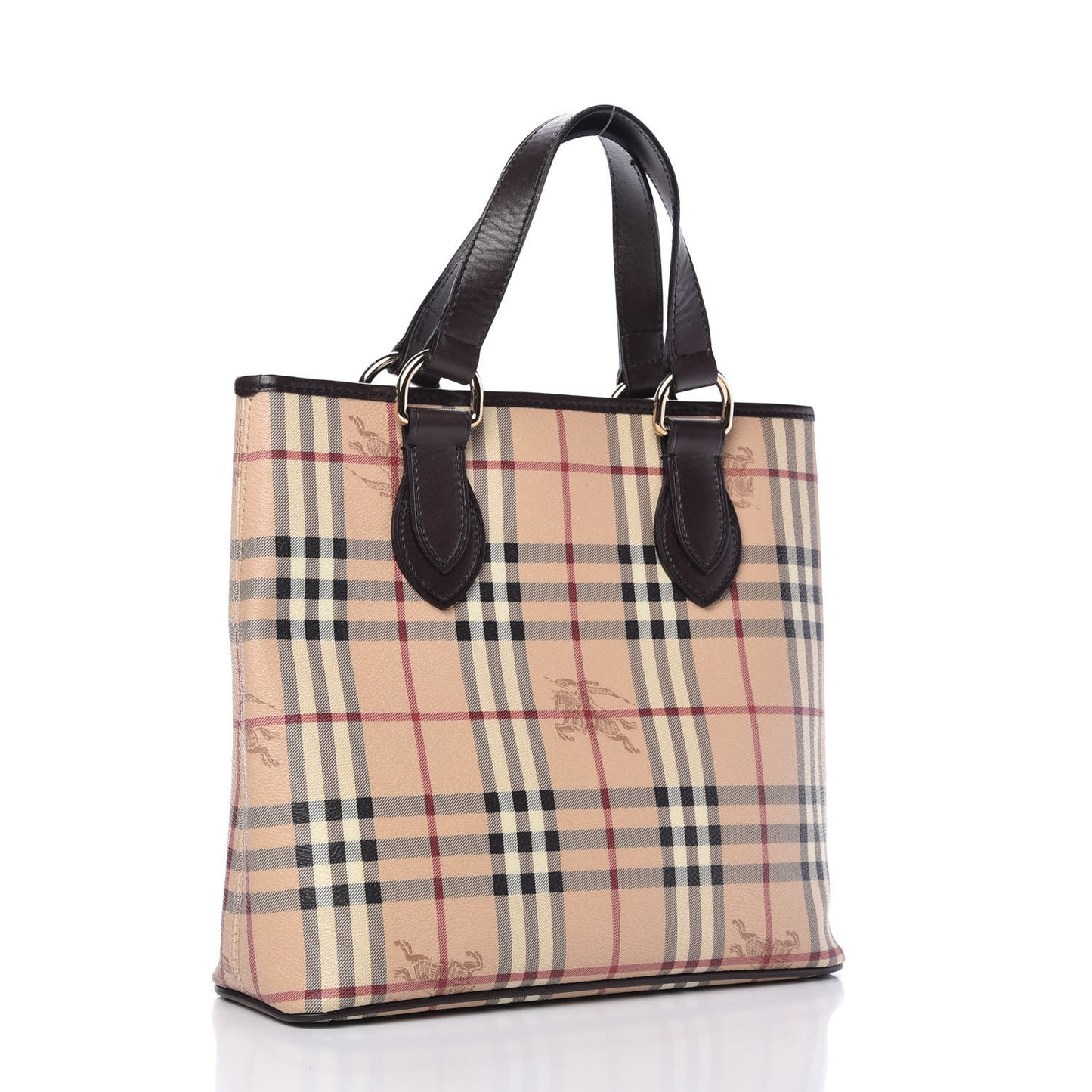 Haymarket Check Small Onslow Tote Chocolate