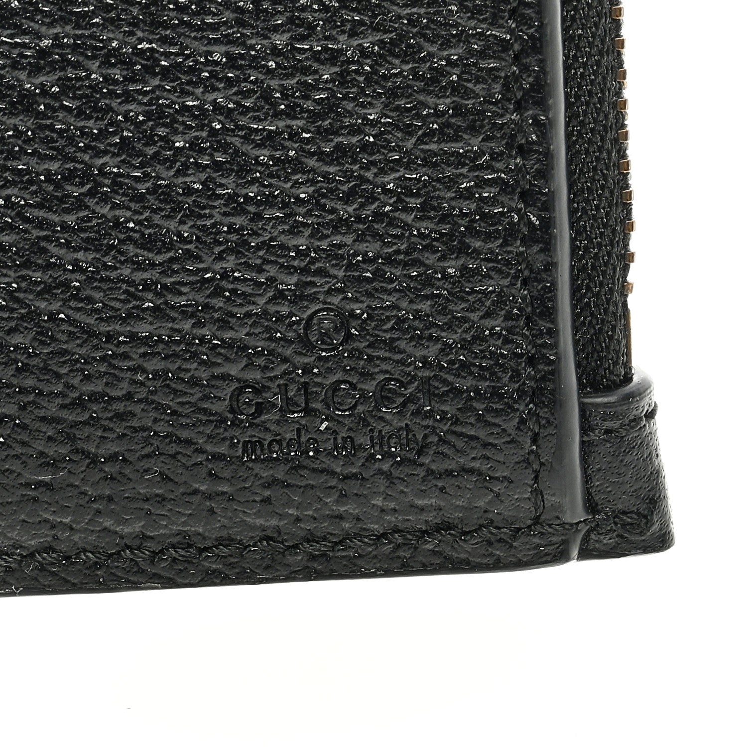 Gucci Dollar Calfskin GG Marmont Long Wallet Black 6 of 6