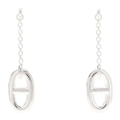 Hermes Sterling Silver Farandole Drop Earrings 1 of 5