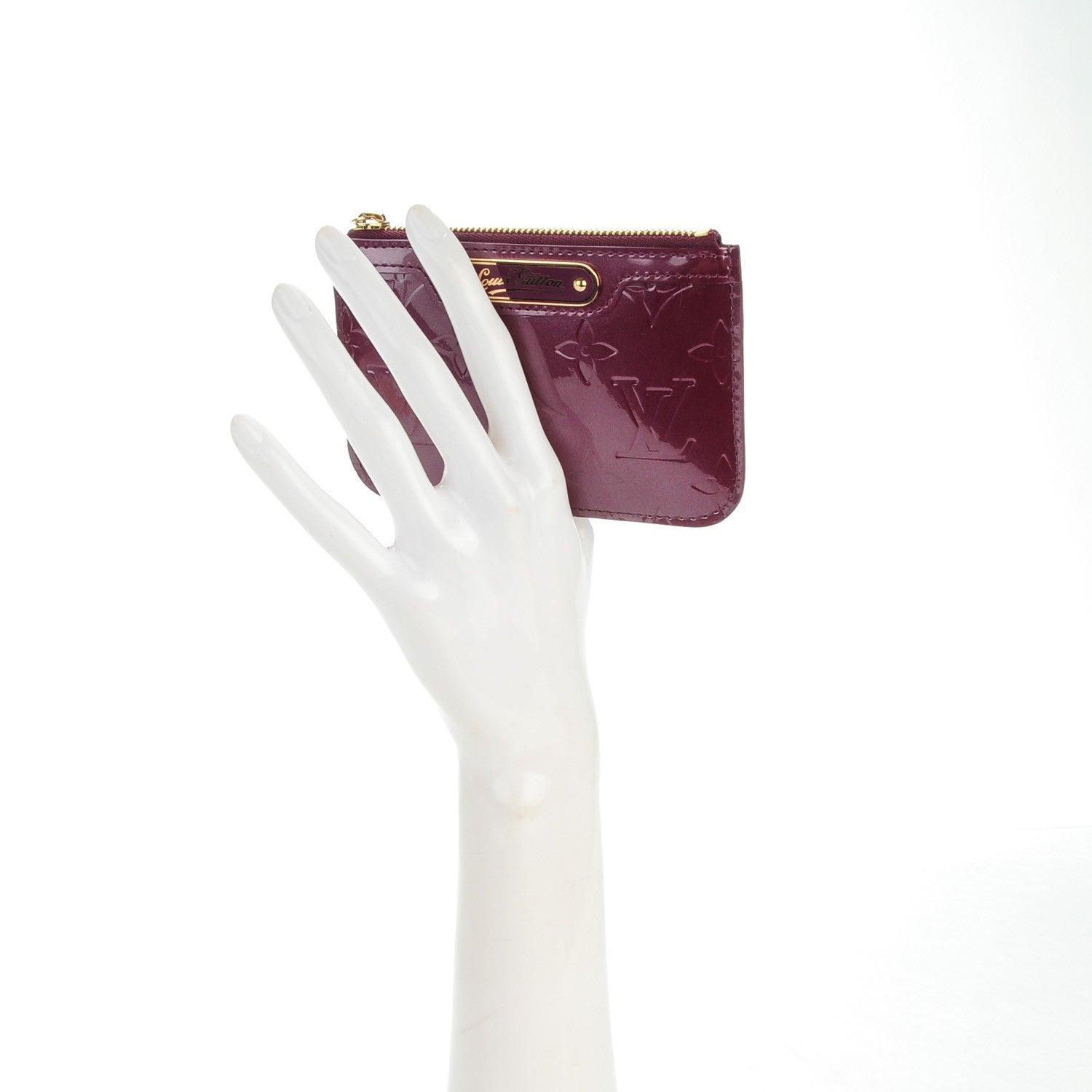 Louis Vuitton Vernis Key Pouch Violet 2 of 7
