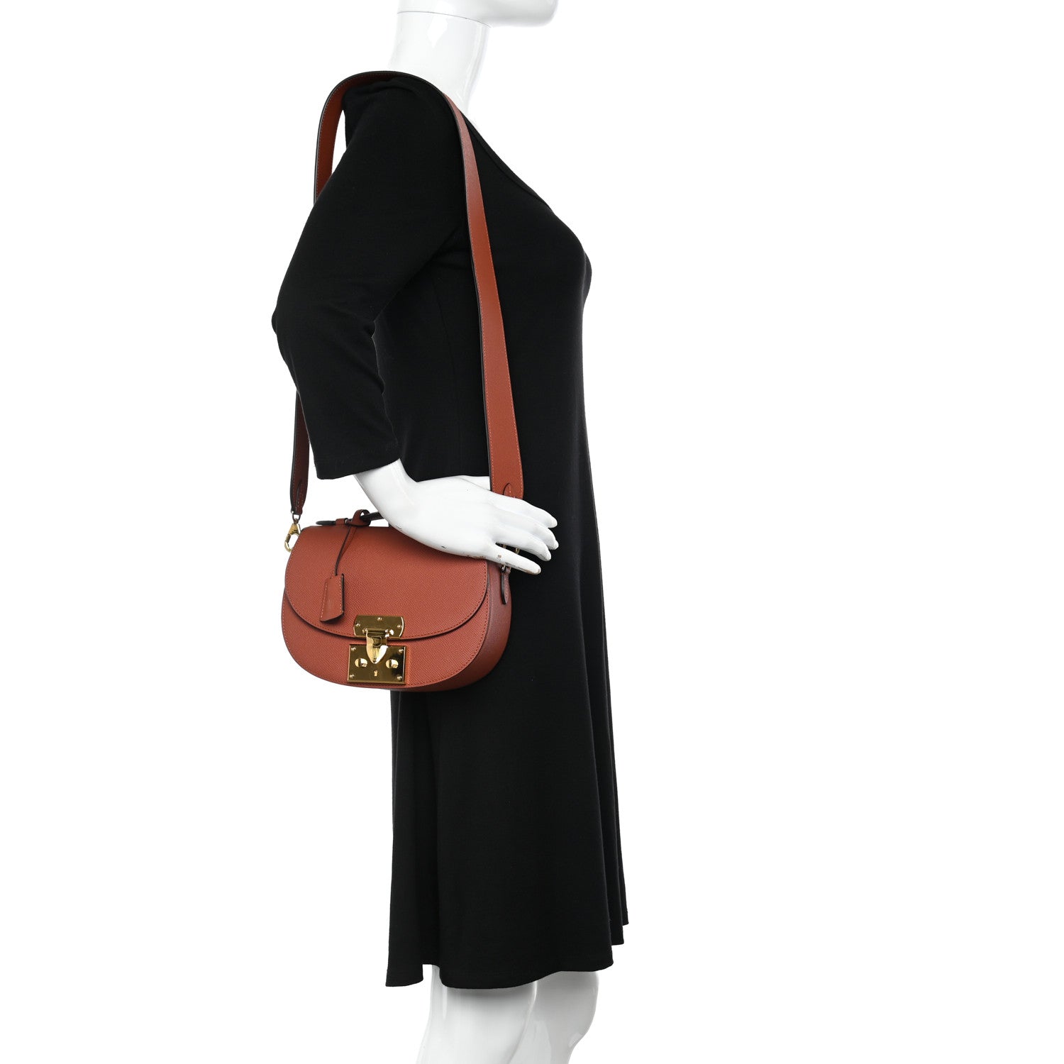Moynat Carat Calfskin Flori PM Bourbon 2 of 10