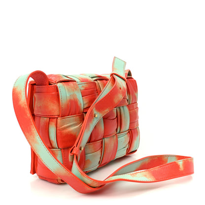 Bottega Veneta Calfskin Intreccio Plisse Tie Dye Camera Bag Multicolor 3 of 10