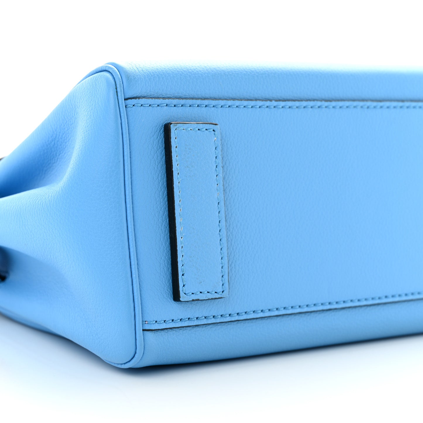 Calfskin Medium La Medusa Top Handle Handbag Blue