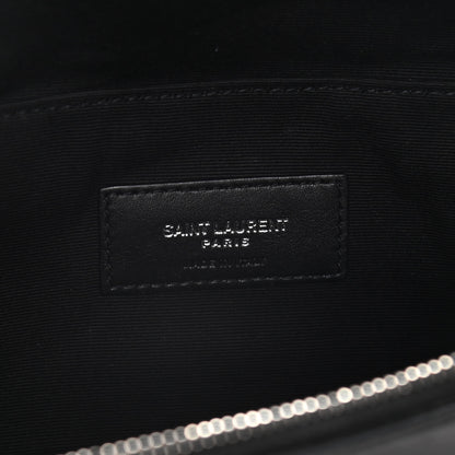 Saint Laurent Calfskin Monogram Belt Bag Black 6 of 14