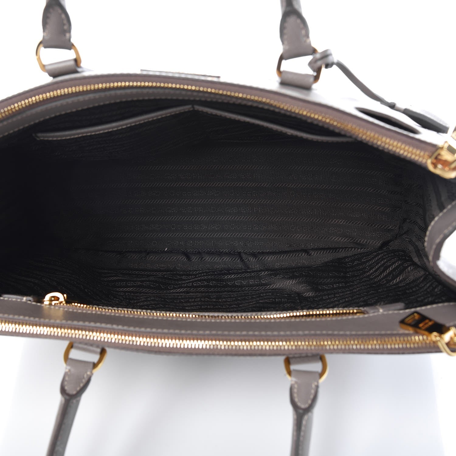 Prada Saffiano Large Galleria Double Zip Tote Argilla 5 of 10