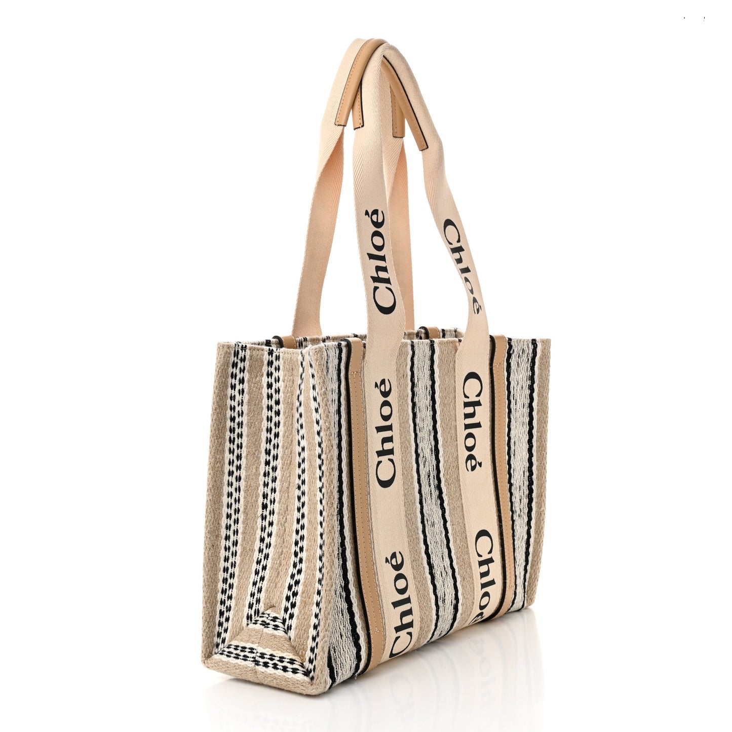 Knit Medium Woody Ribbon Tote Multicolor