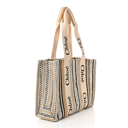 Chloe Knit Medium Woody Ribbon Tote Multicolor 3 of 10