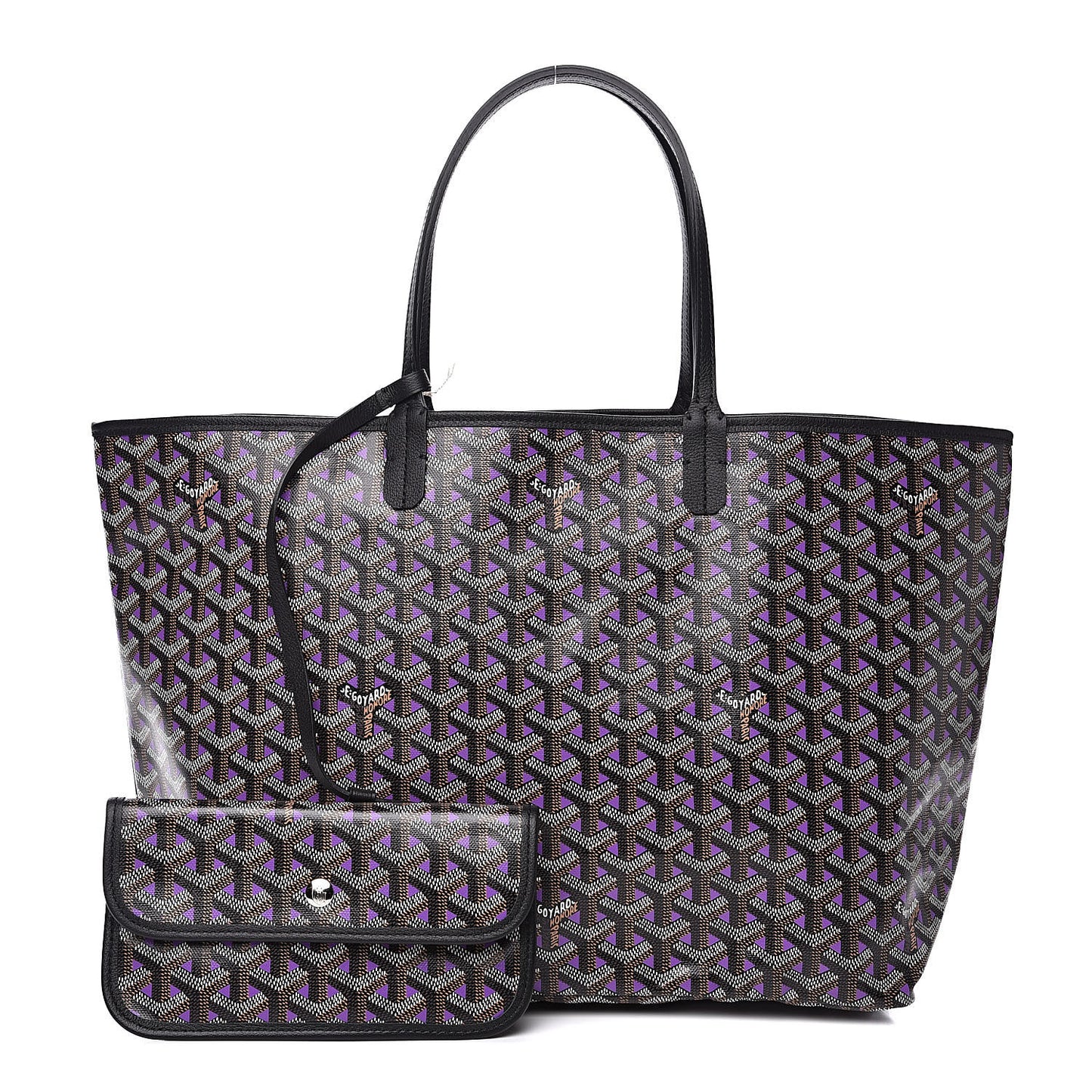 Goyardine Saint Louis Claire Voie PM Black Violet