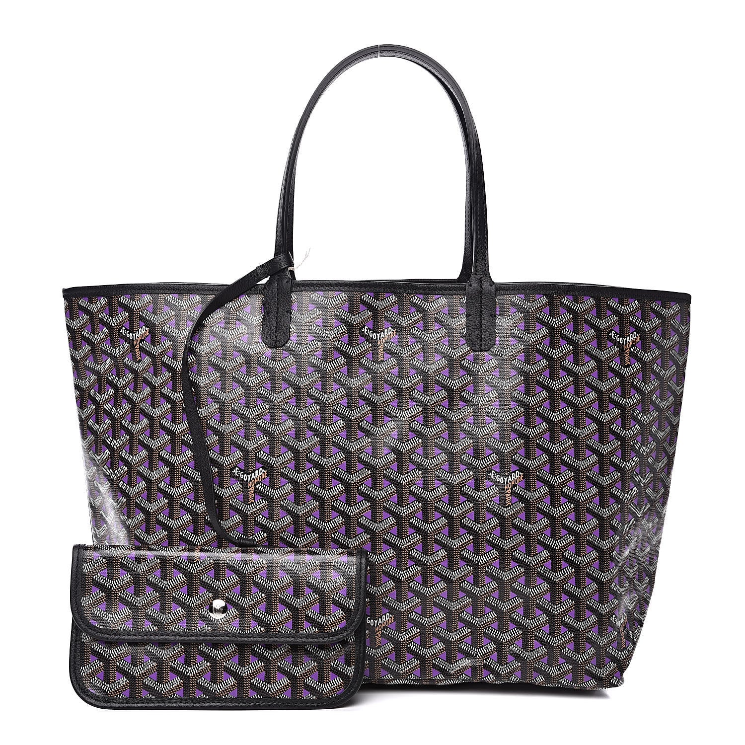 Goyard Goyardine Saint Louis Claire Voie PM Black Violet 1 of 9