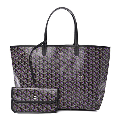 Goyard Goyardine Saint Louis Claire Voie PM Black Violet 1 of 9