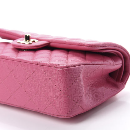 Chanel Caviar Quilted Small Double Flap Pink 7 of 11
