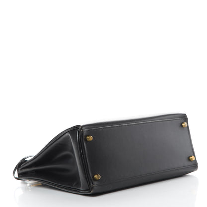 Hermes Box Kelly Retourne 32 Black 5 of 19