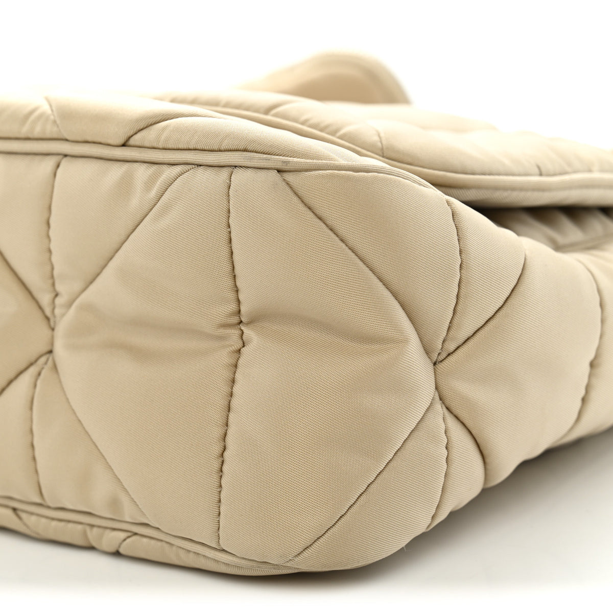 Prada Re-Nylon Quilted Padded Flap Shoulder Bag Deserto 19 of 19