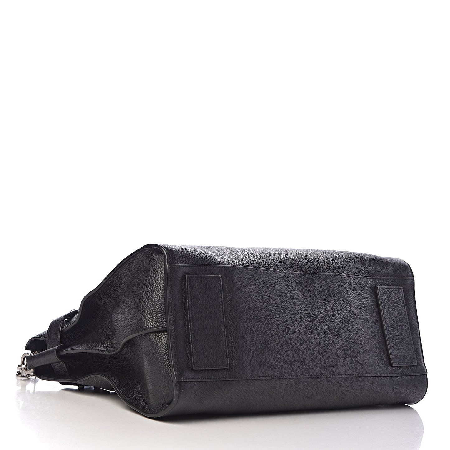 Grained Calfskin Medium Souple Sac De Jour Duffle Black