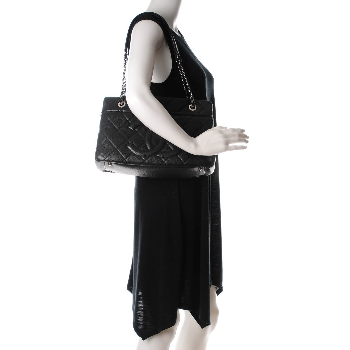 Caviar CC Timeless Tote Black